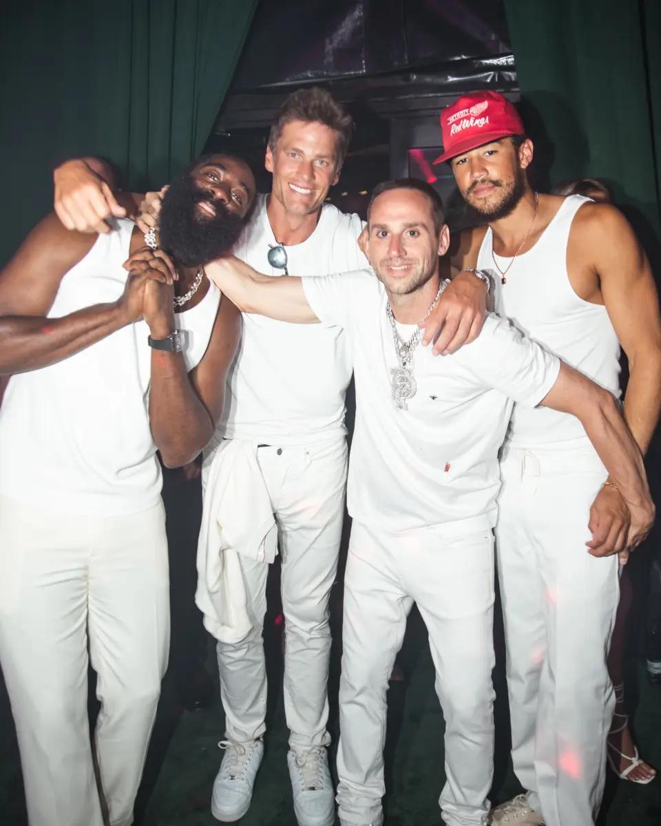 James Harden, Tom Brady, Michael Rubin